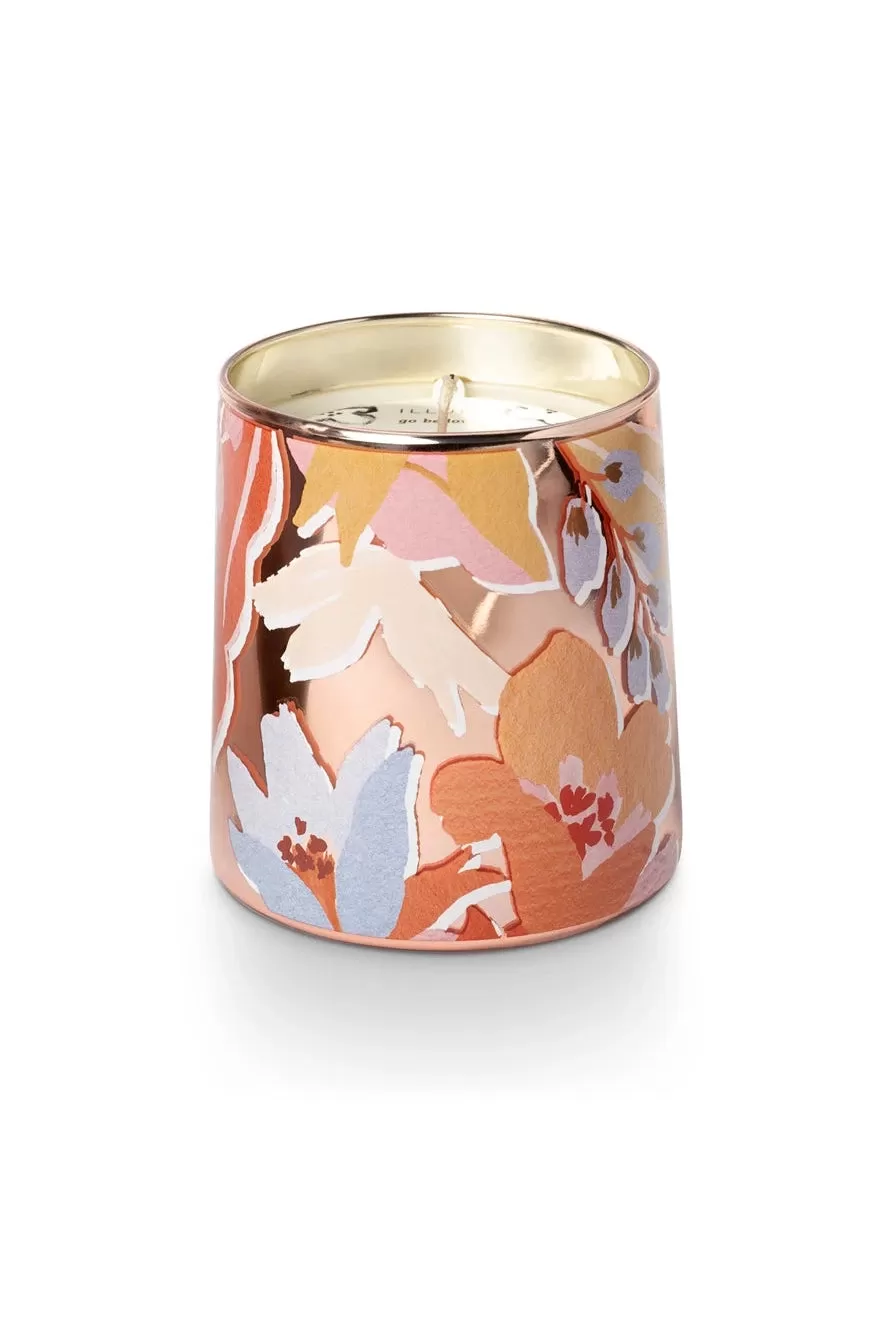 Illume Blood Orange Dahlia Pearl Glass Candle