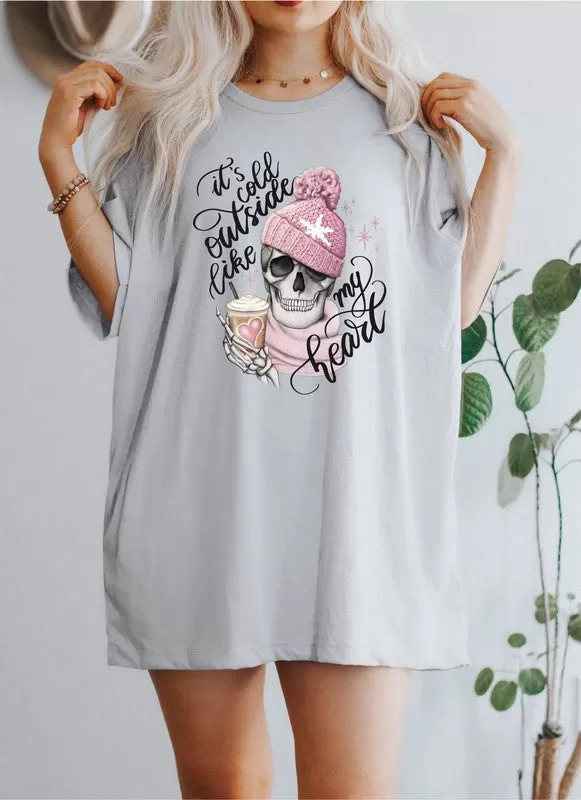 It's Cold Outside Like My Heart Graphic Tee