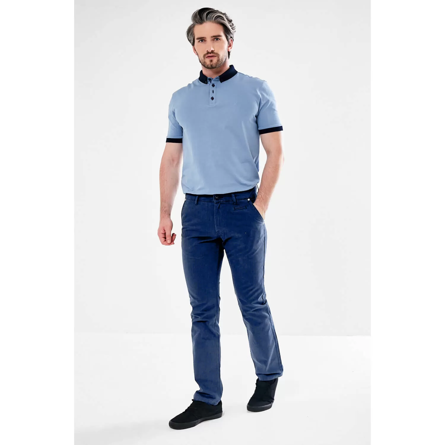 Jonnie Reg Fit Chino - Blue