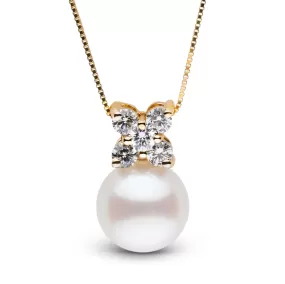 Kiss Collection Freshadama Pearl and Diamond Pendant