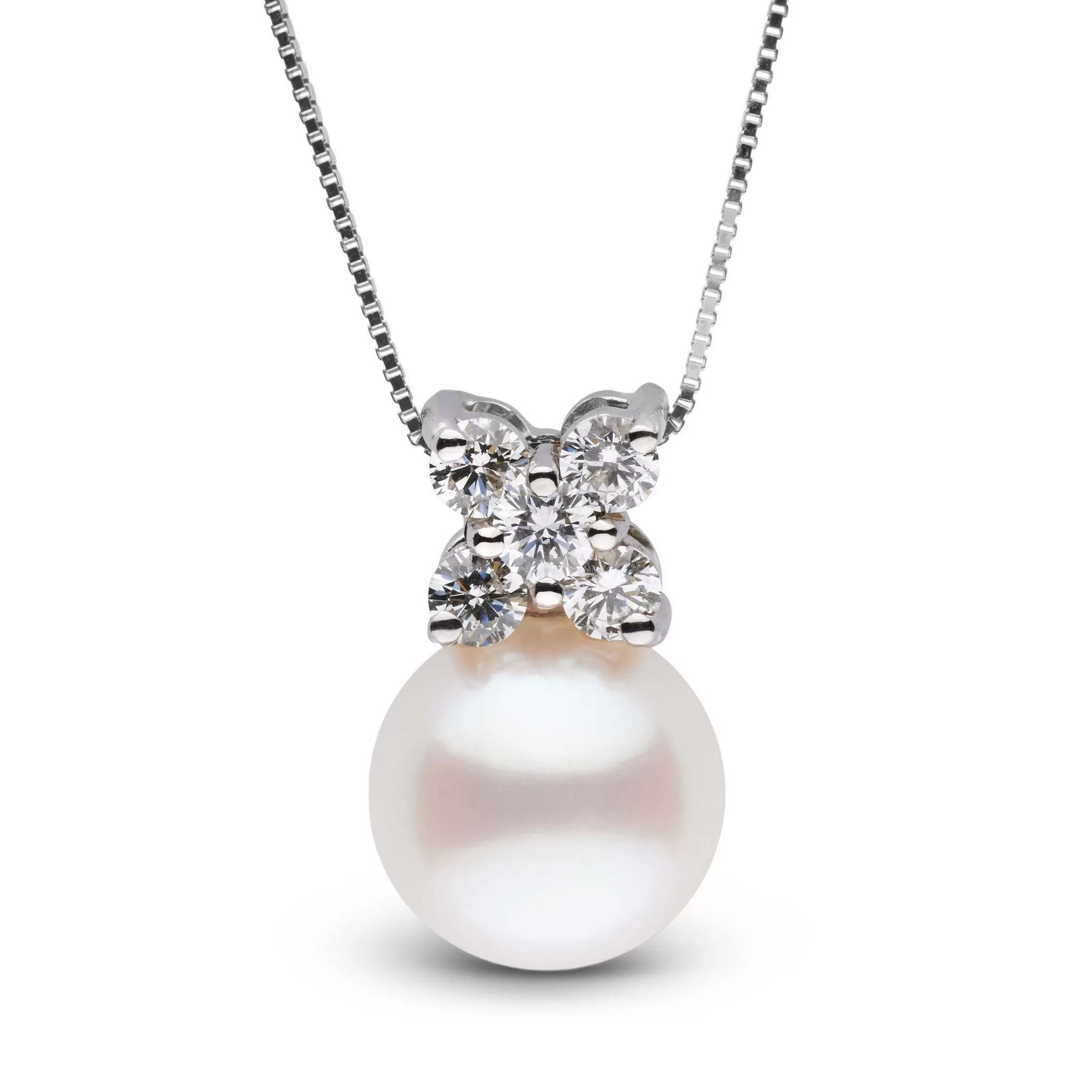 Kiss Collection Freshadama Pearl and Diamond Pendant