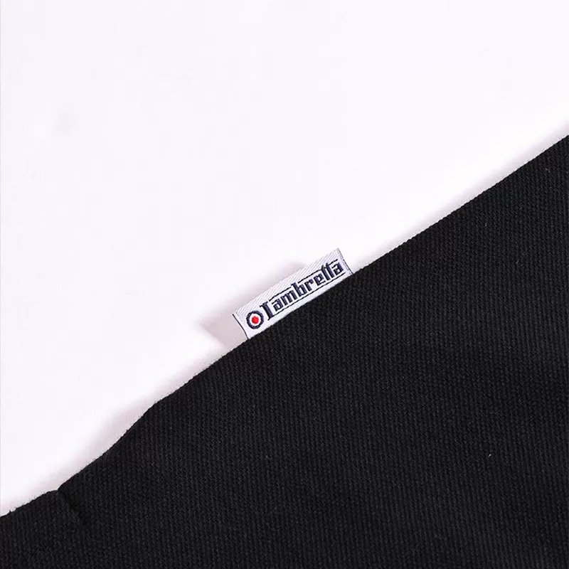 Lambretta Twin Tip Polo Shirt Black