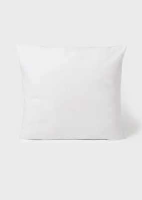 Large Square Wool Pillow Pad | White