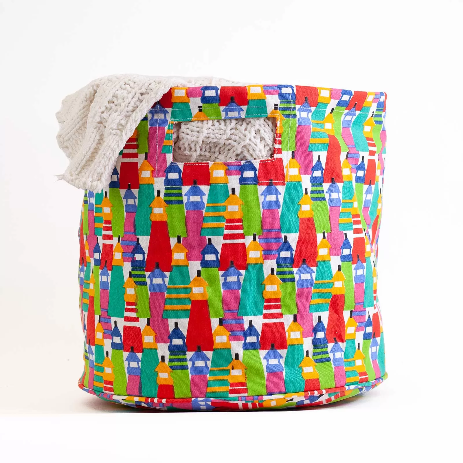 Lighthouses Canvas Basket