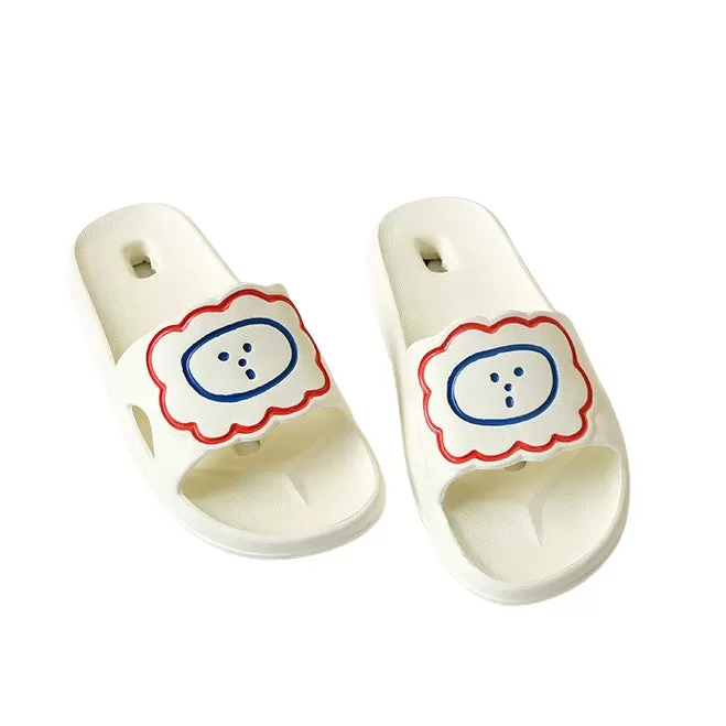 Lion Bathroom Slippers Shoes Home Soft Nonslip water hole Couple Gifts