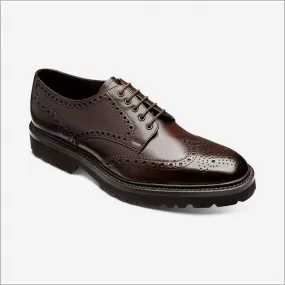 Loake Perseus Dark Brown premium Calf Leather brogue*