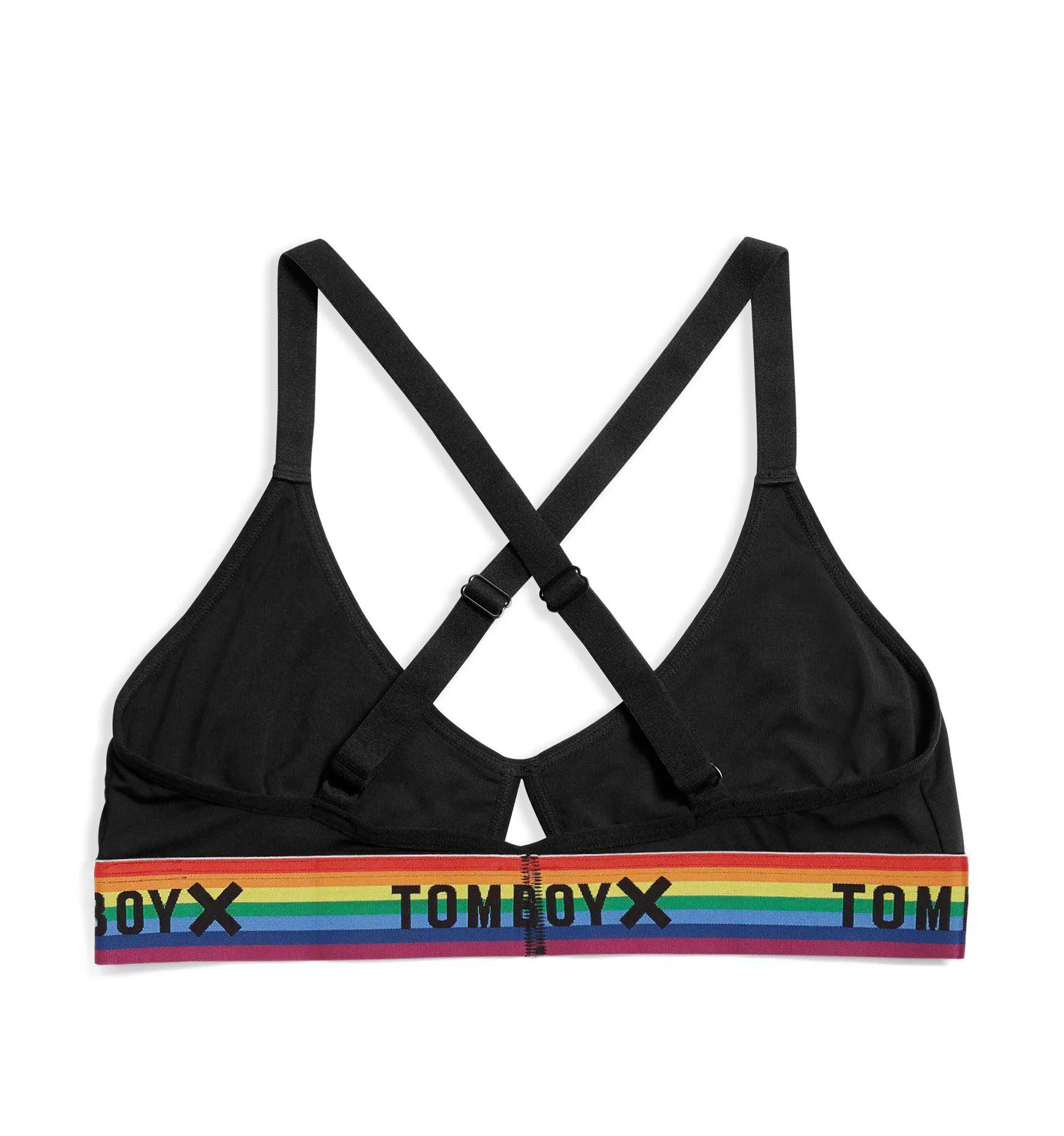 Lounge Bralette LC - Modal Black Rainbow