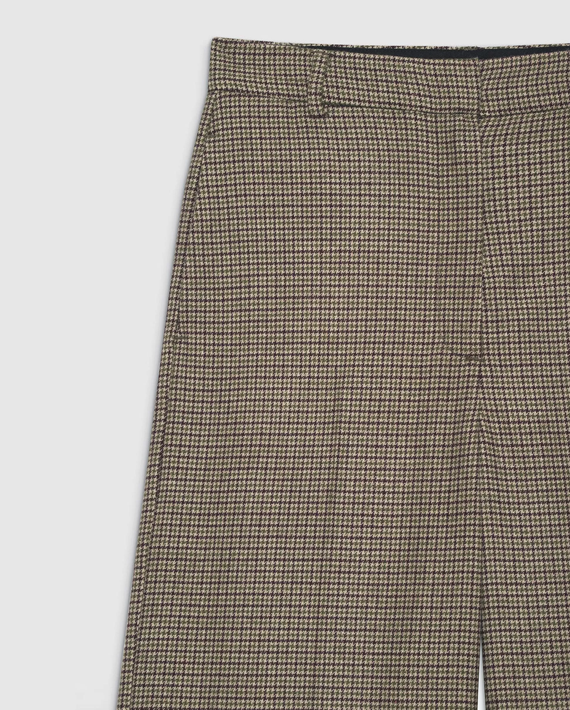 LYRA TROUSER / MINI HOUNDSTOOTH