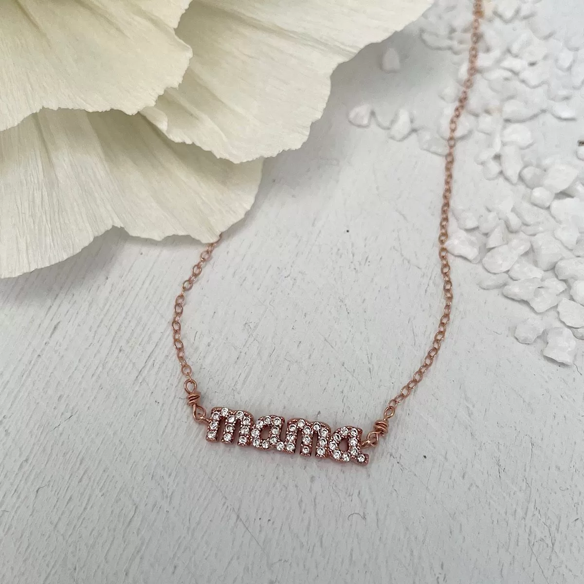 Mama Pavé Necklace