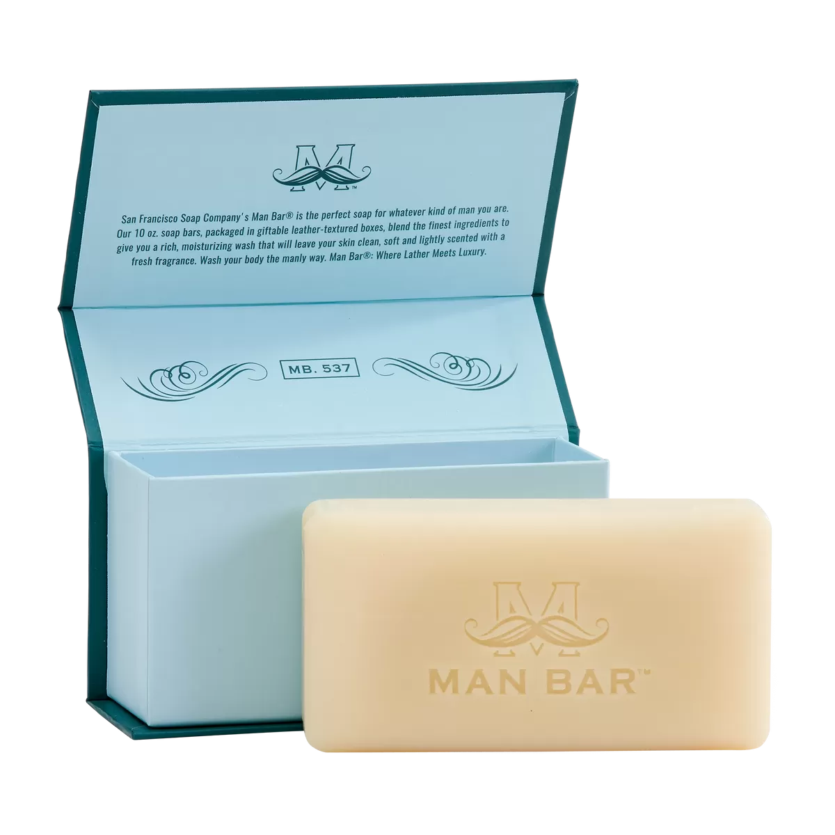 Man Bar Coastal Driftwood Hydrating Soap Bar - 10oz, Fresh and Crisp Island Escape