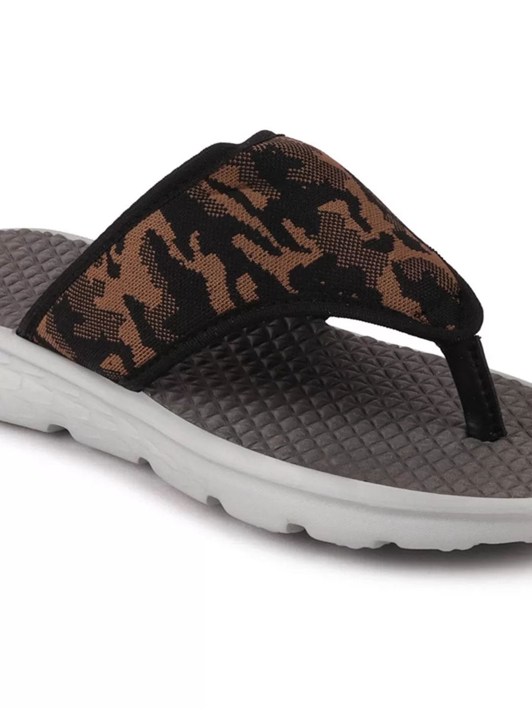 Men Army Casual Slip-On Printed Flip-Flops