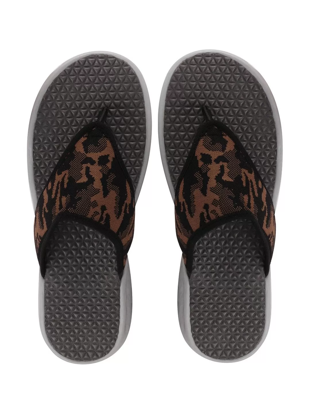 Men Army Casual Slip-On Printed Flip-Flops