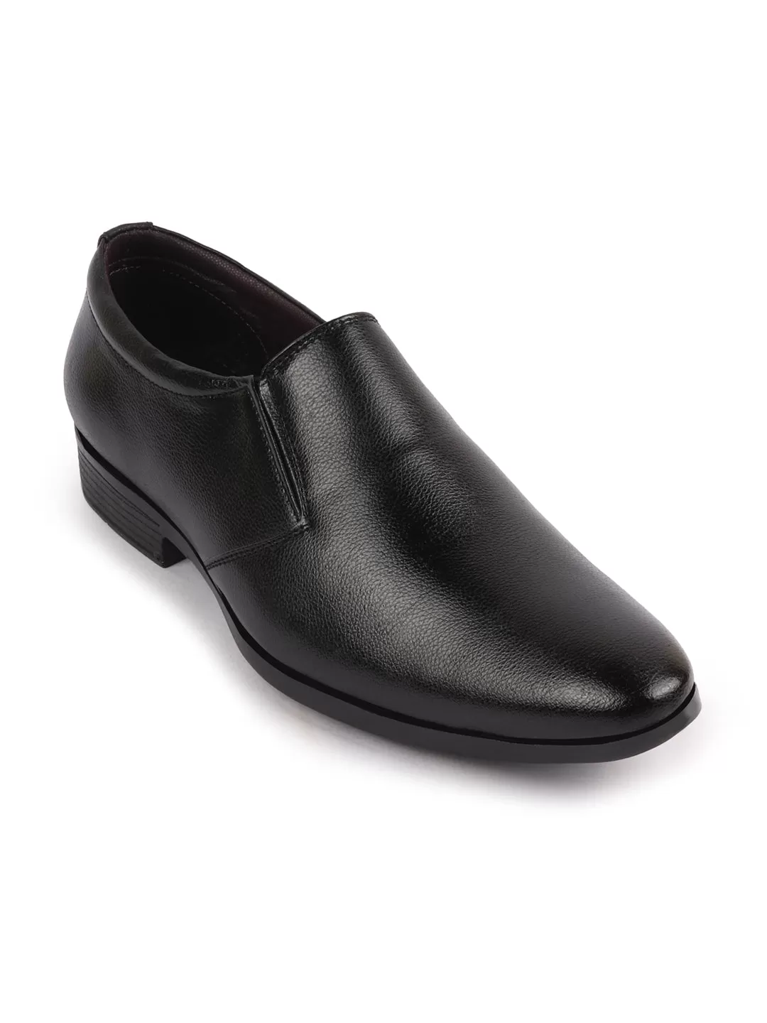 Men Black Formal Office Slip On Shoes