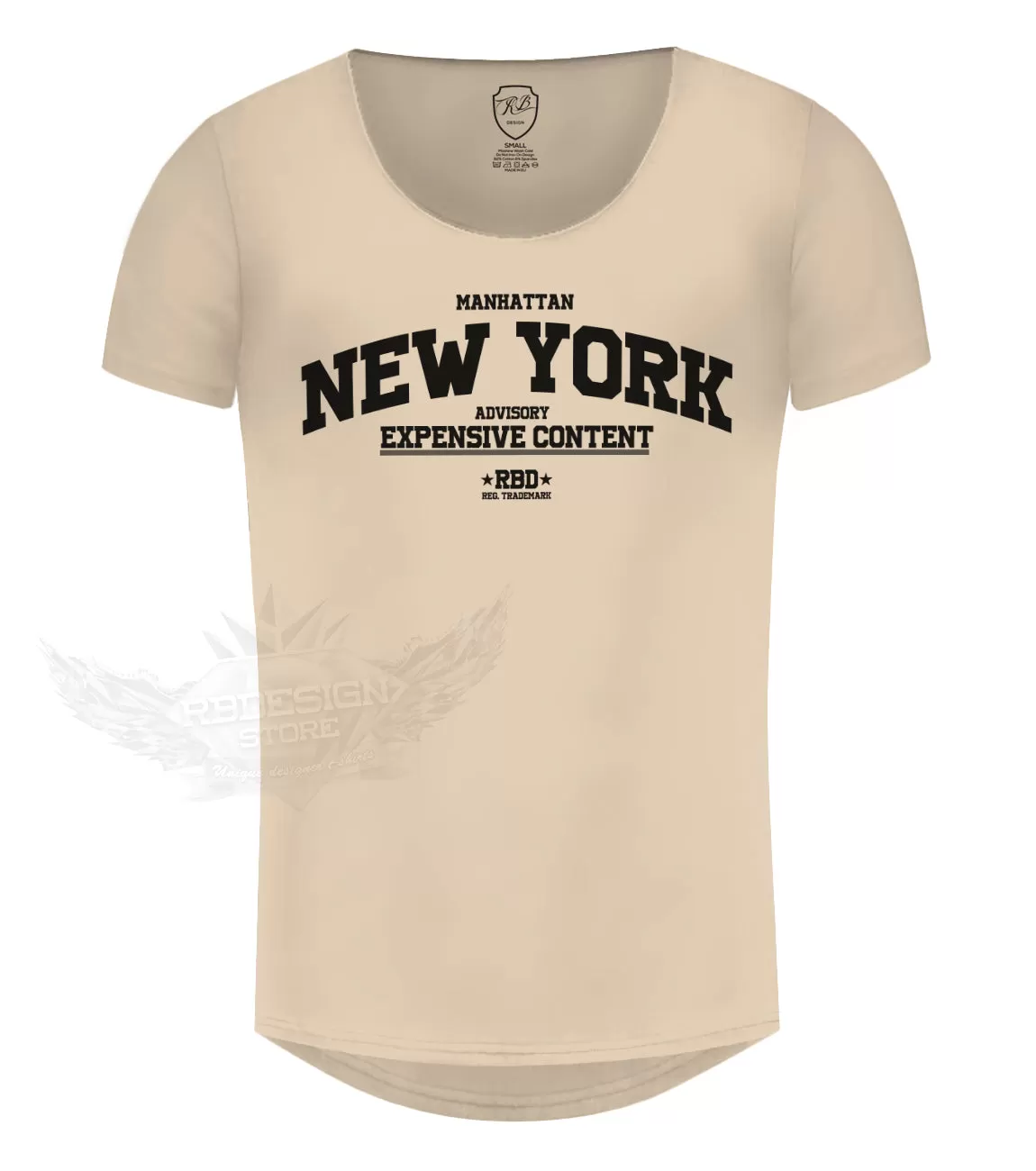 Men's T-shirt  "New York Advisory" / Color Option / MD869