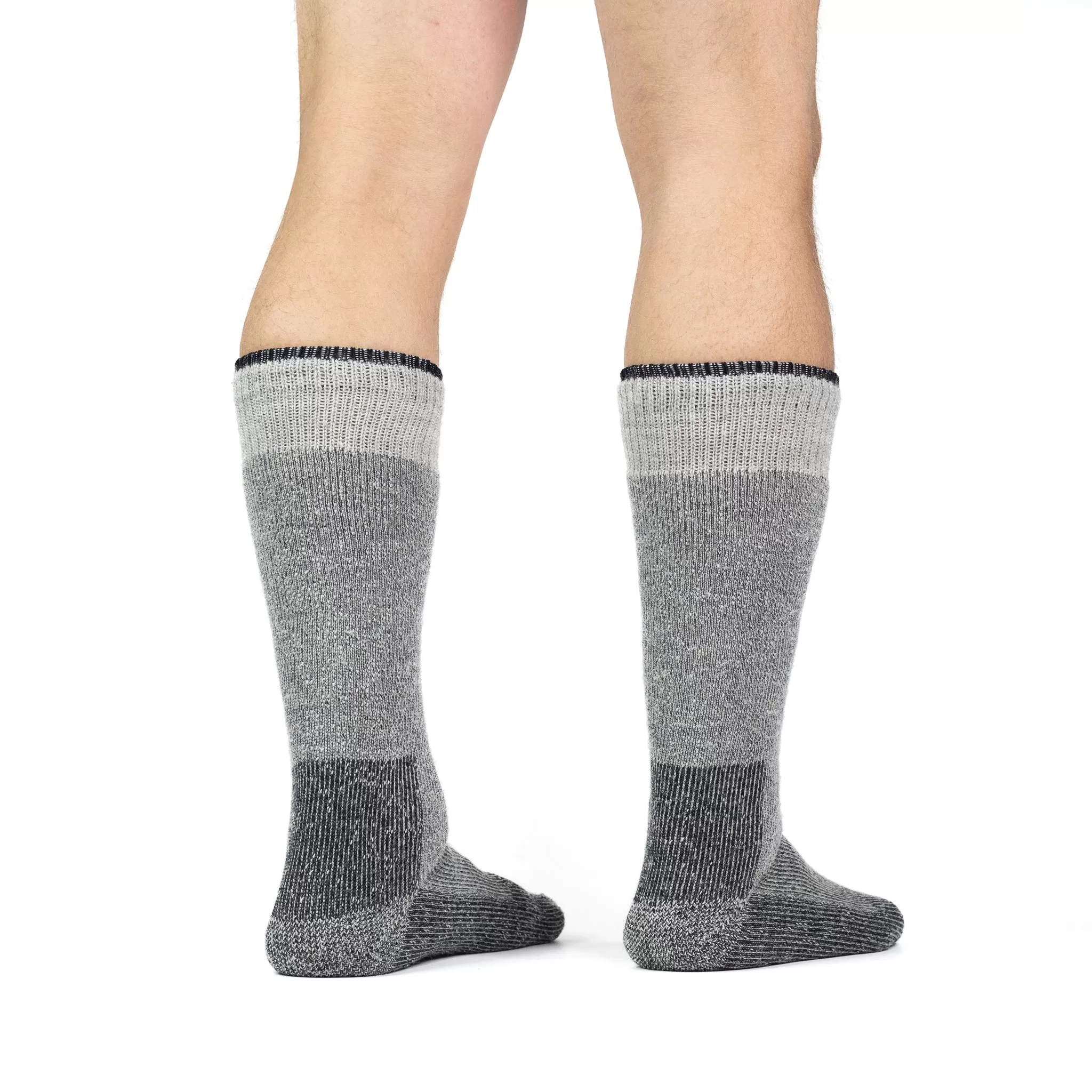 Men's Wool Heavyweight Mid-Calf Boot Work Sock - 2 Pack