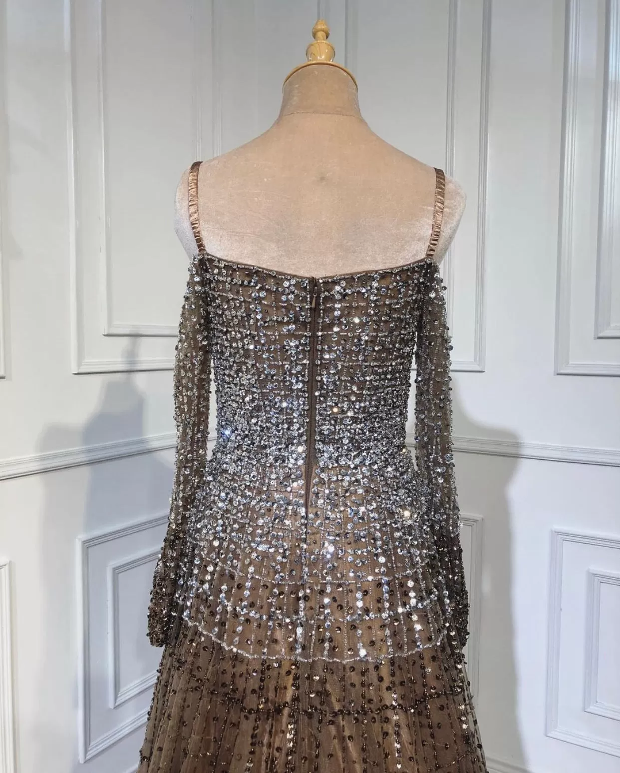 Mona - Beaded Embellished Gown