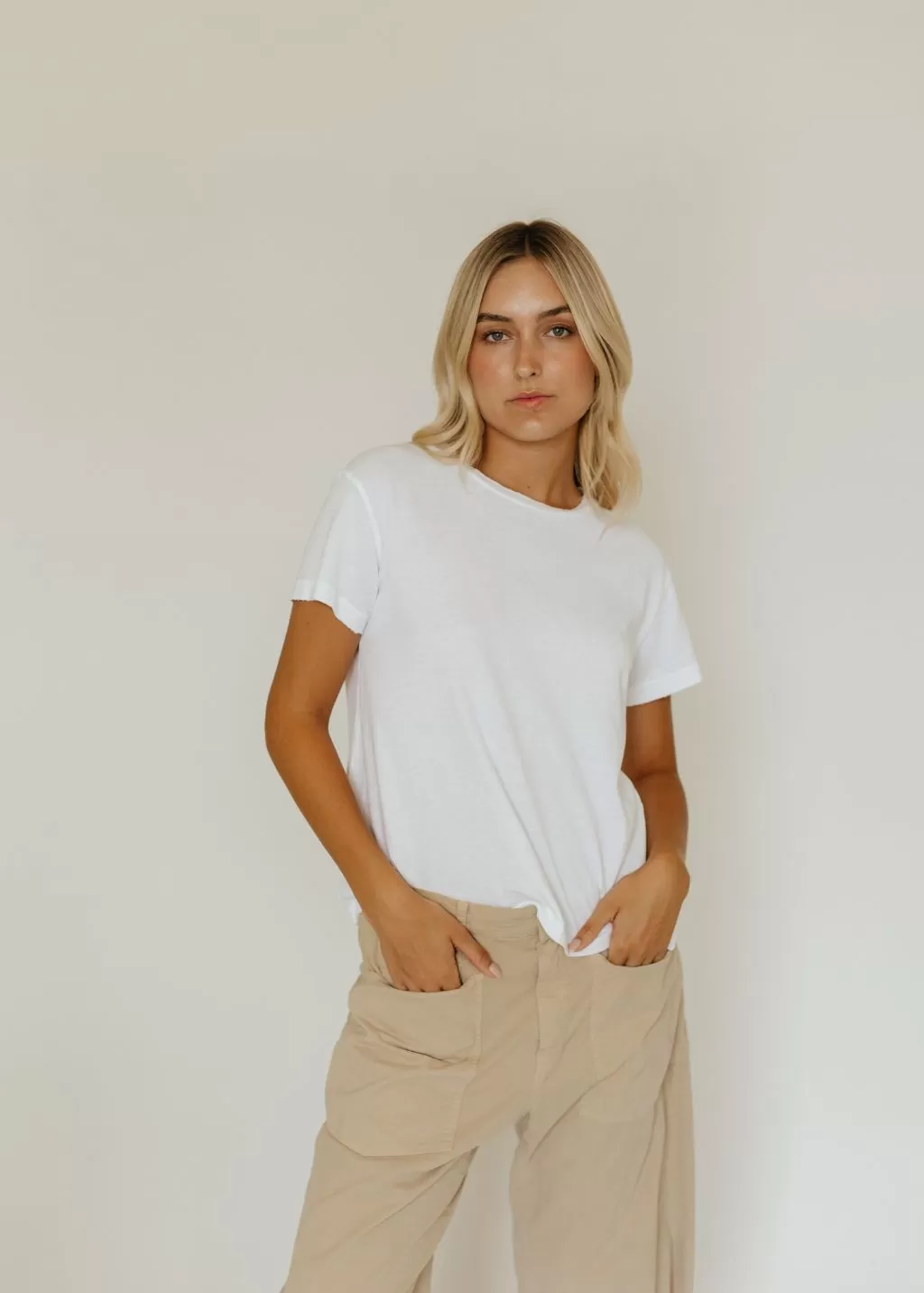 Nili Lotan Brady Tee in White