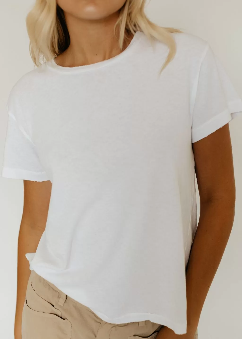 Nili Lotan Brady Tee in White