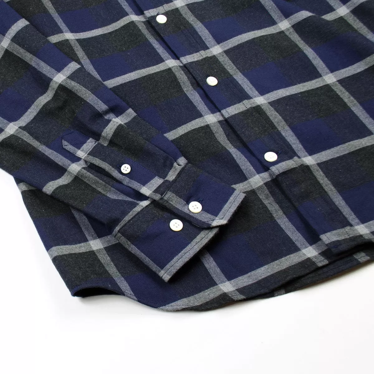 Norse Projects - Anton Check Shirt - Navy / Charcoal