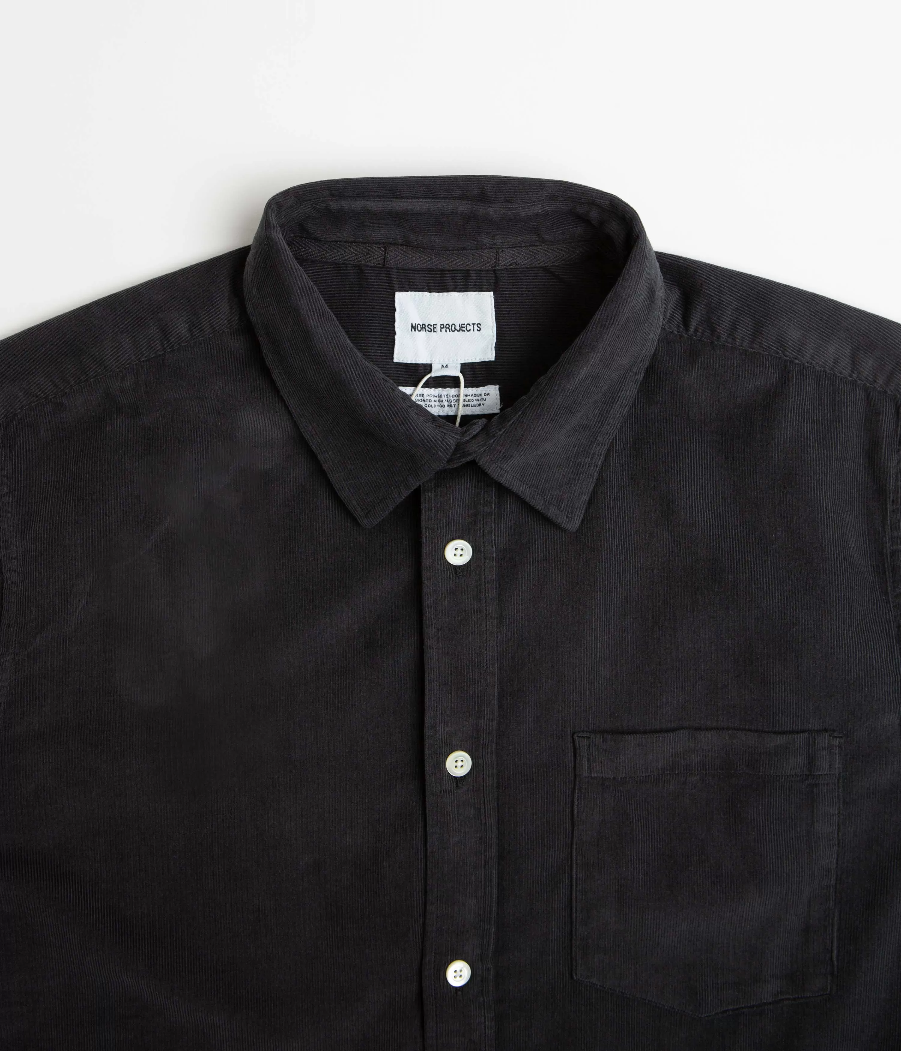 Norse Projects Osvald Micro Cord Shirt - Pewter