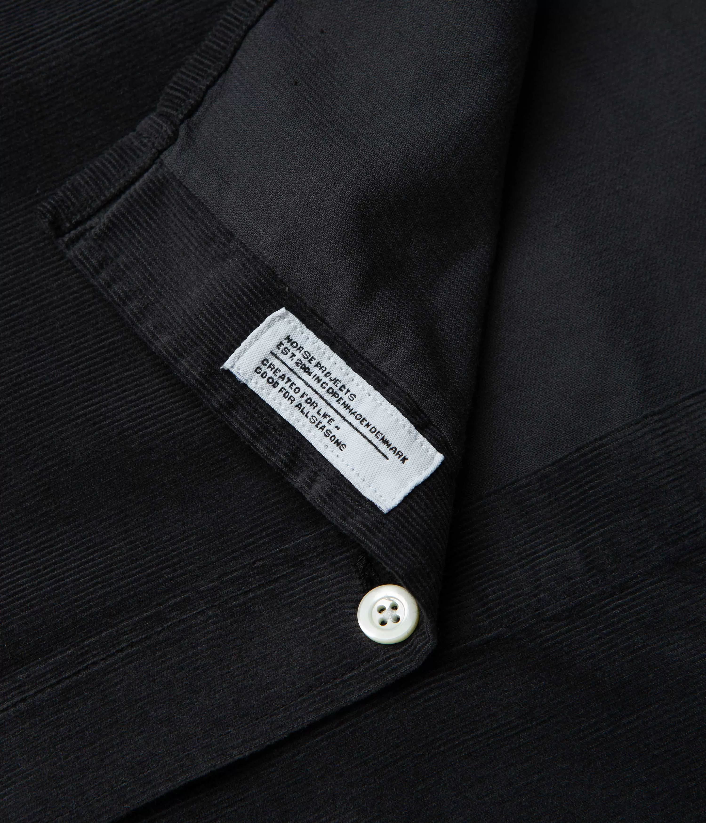 Norse Projects Osvald Micro Cord Shirt - Pewter