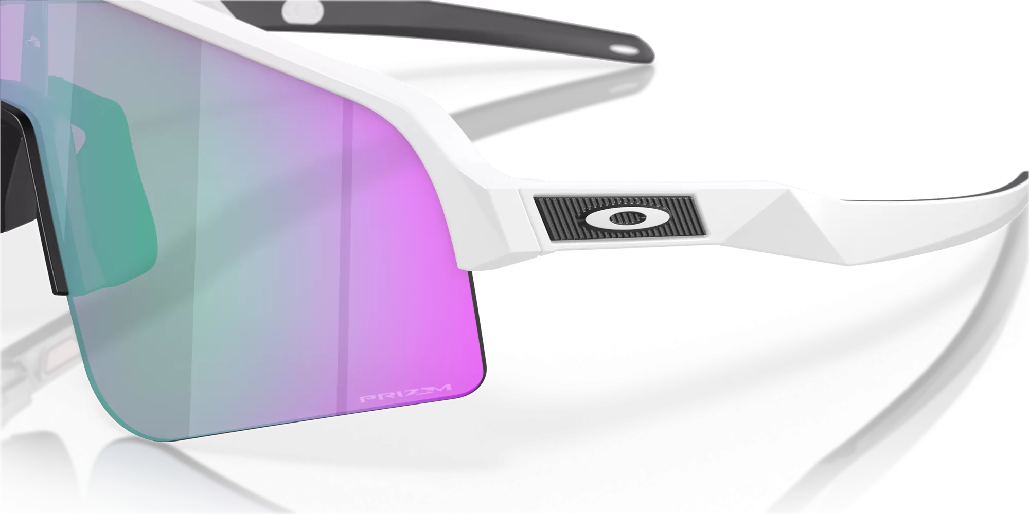 Oakley Sutro Lite Sweep Prizm Road Jade Lenses Matte White Frame