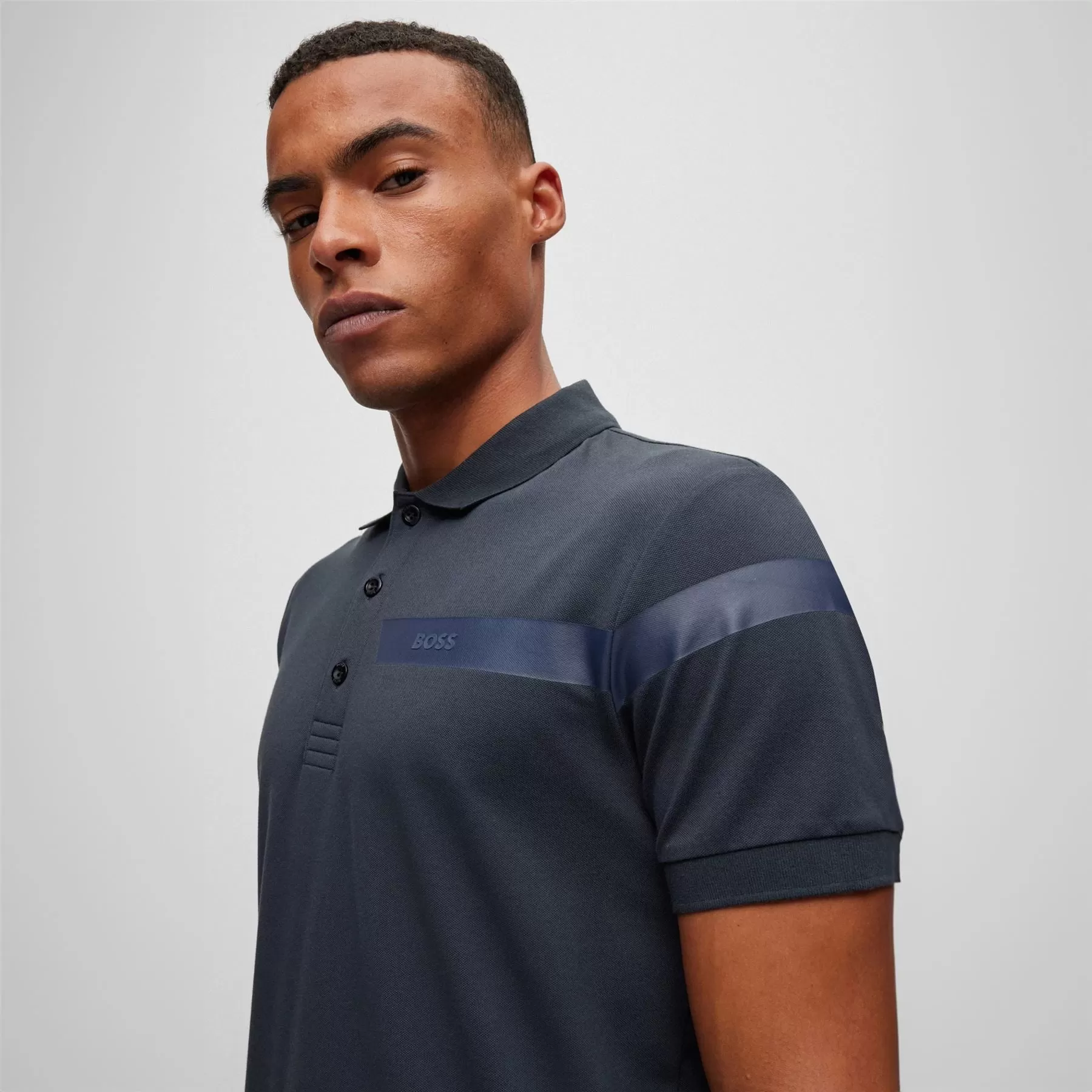 Paule Cotton Jersey Slim Fit Polo Dark Blue - W23