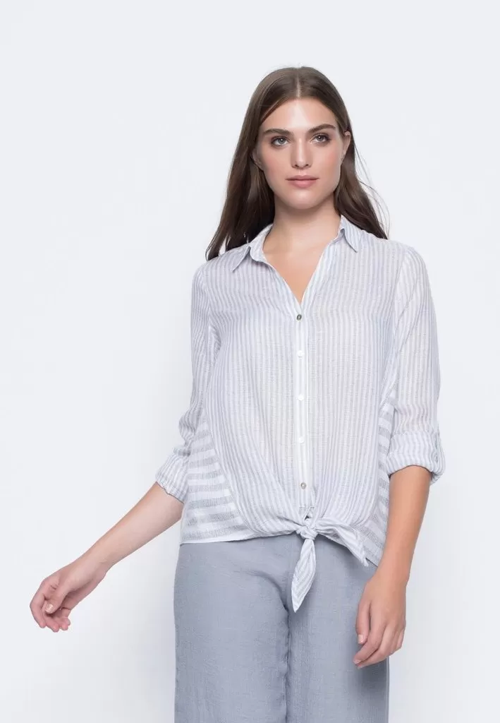 Picadilly Tie Front Top