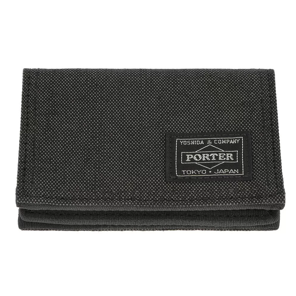 Porter Yoshida Japan Smokey Card case Black [592-09992]