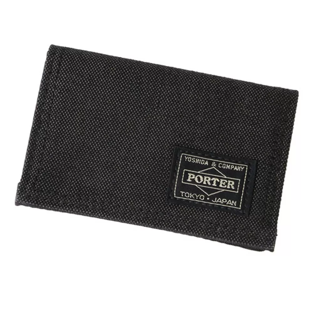 Porter Yoshida Japan Smokey Card case Black [592-09992]