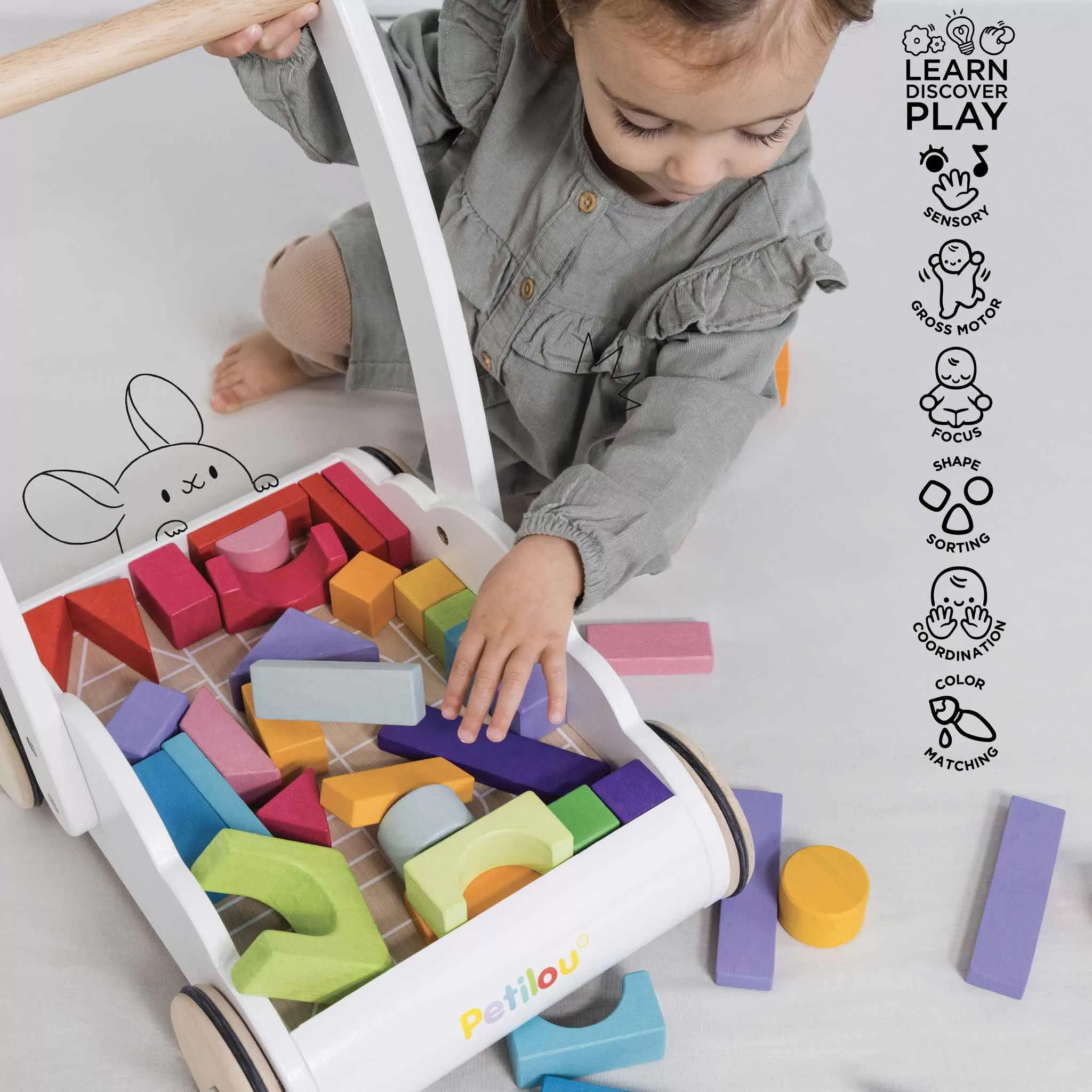 Rainbow Baby Walker & Puzzles