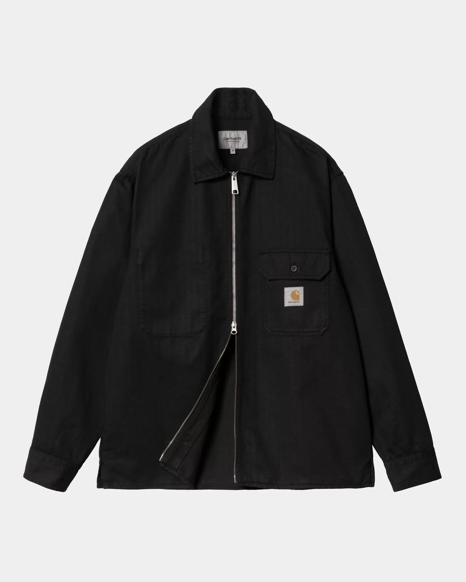 Rainer Shirt Jacket | Black (garment dyed)