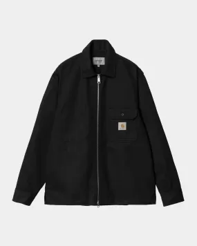 Rainer Shirt Jacket | Black (garment dyed)