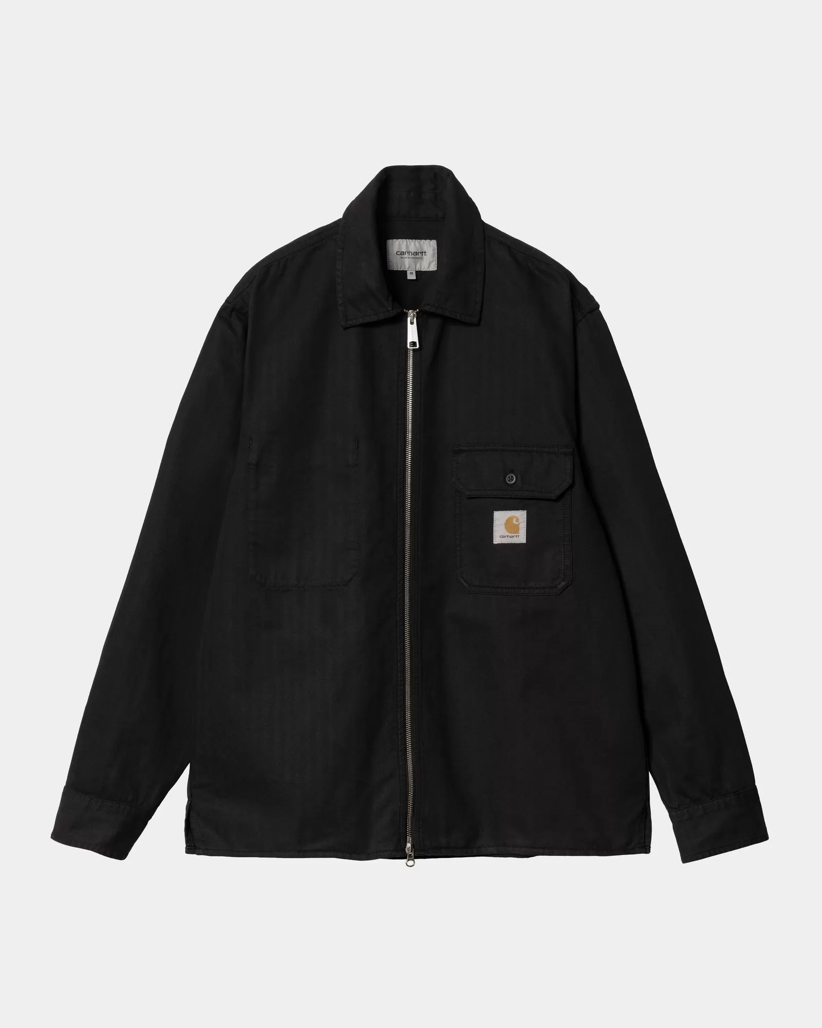 Rainer Shirt Jacket | Black (garment dyed)