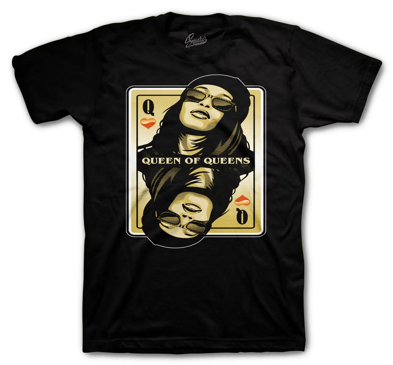 Retro 12 Super Bowl Shirt - Queen Of Queens - Black