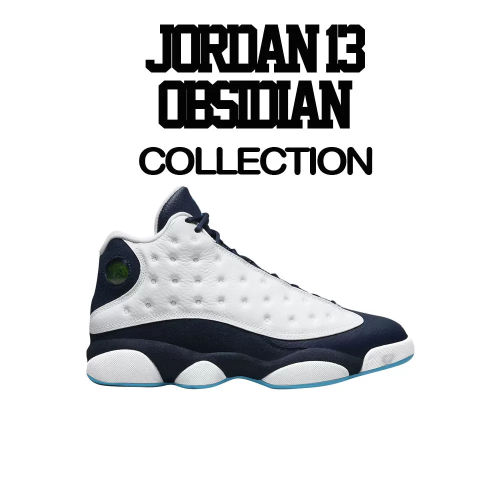 Retro 13 Obsidian Shirt - Love - White