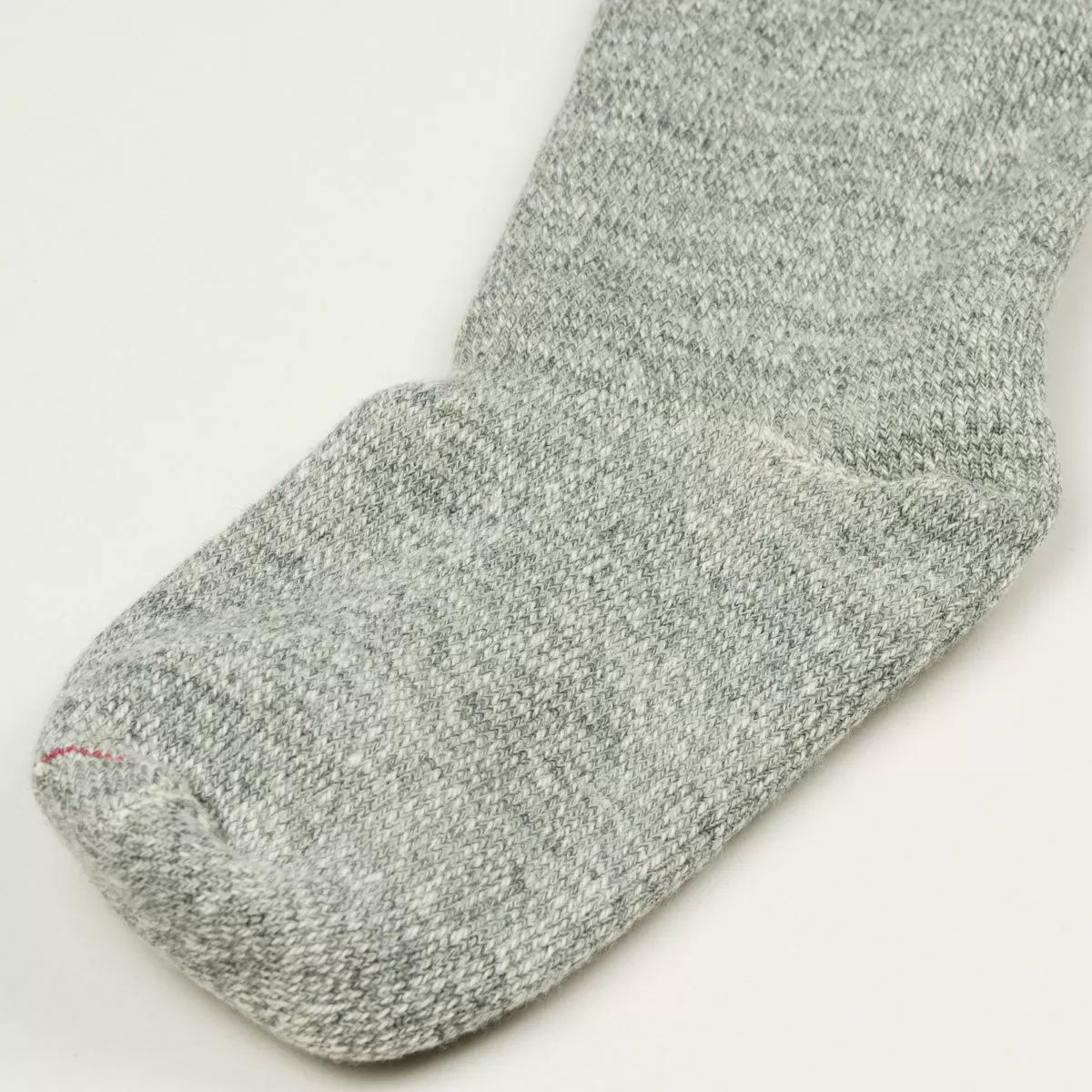 RoToTo - Double Face Merino Cotton Crew Socks - Medium Gray