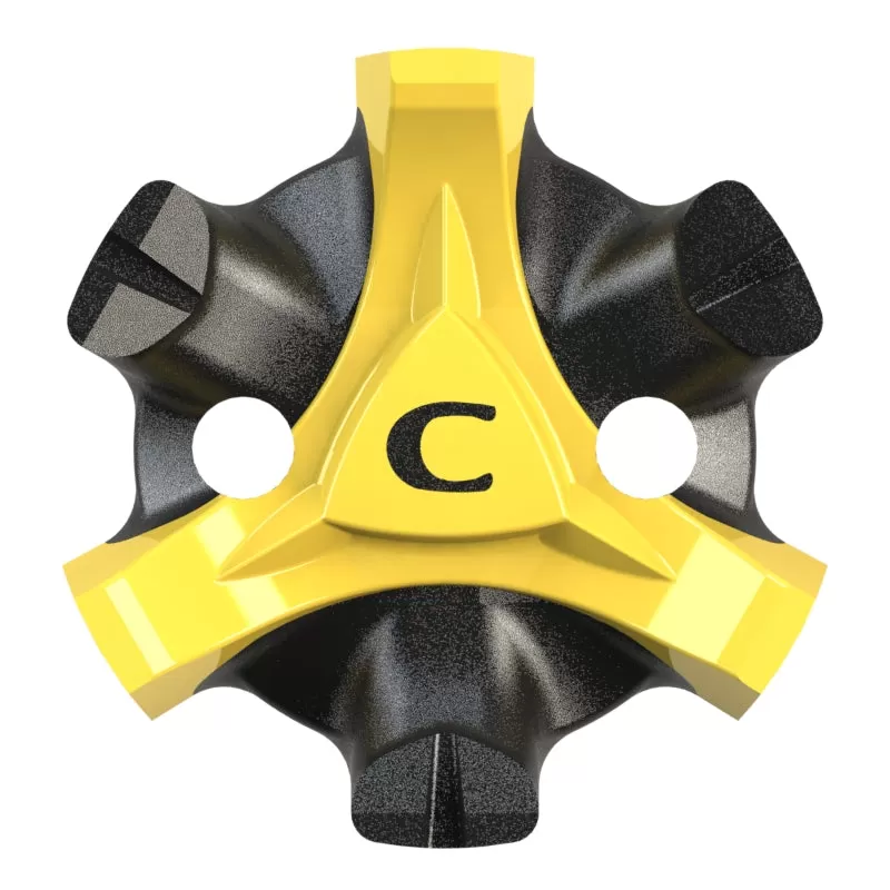 Scorpion Stinger Golf Spikes (Small Metal) | Yellow/Black