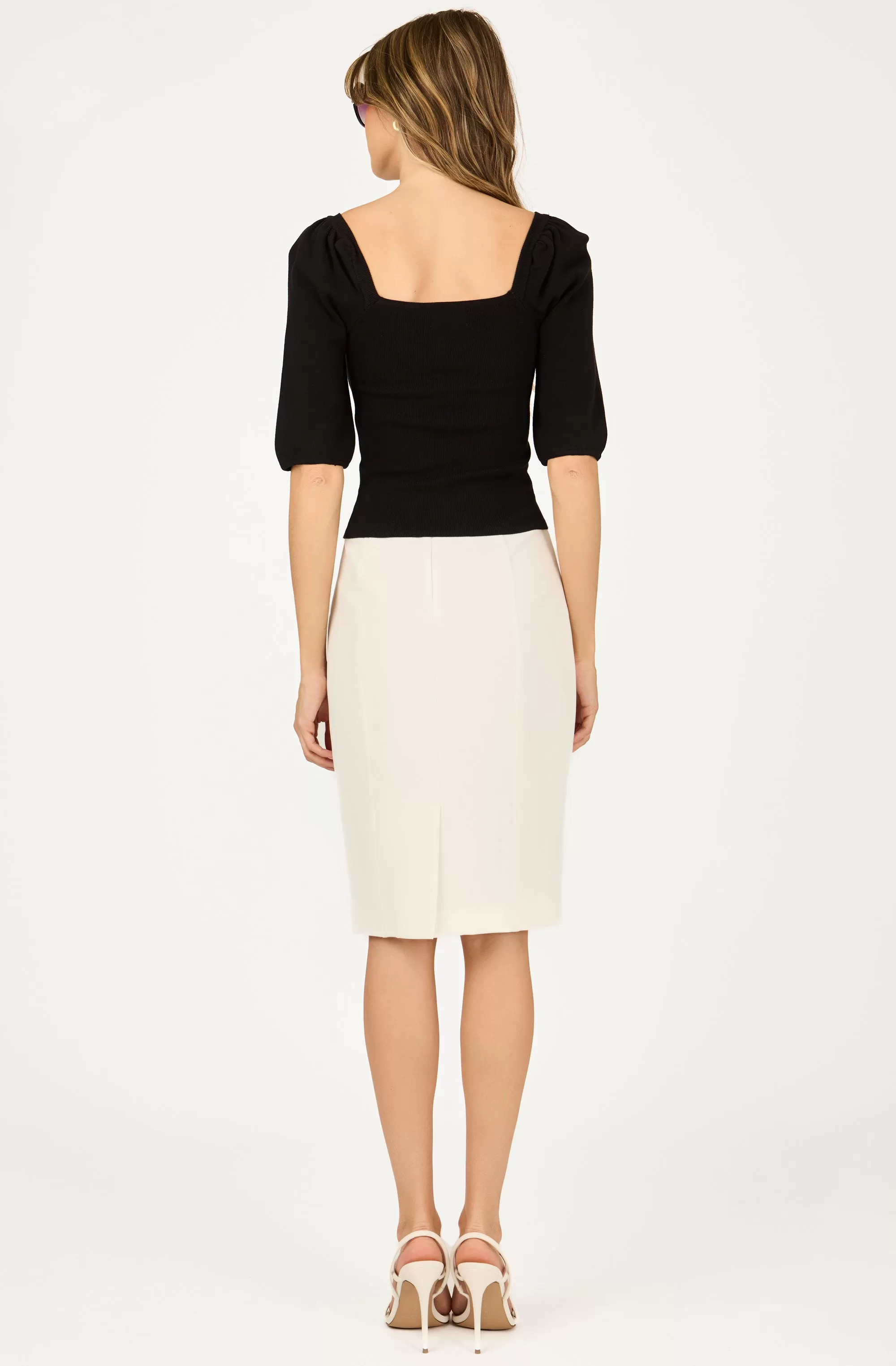 Seamless Fitted Pencil Skirt