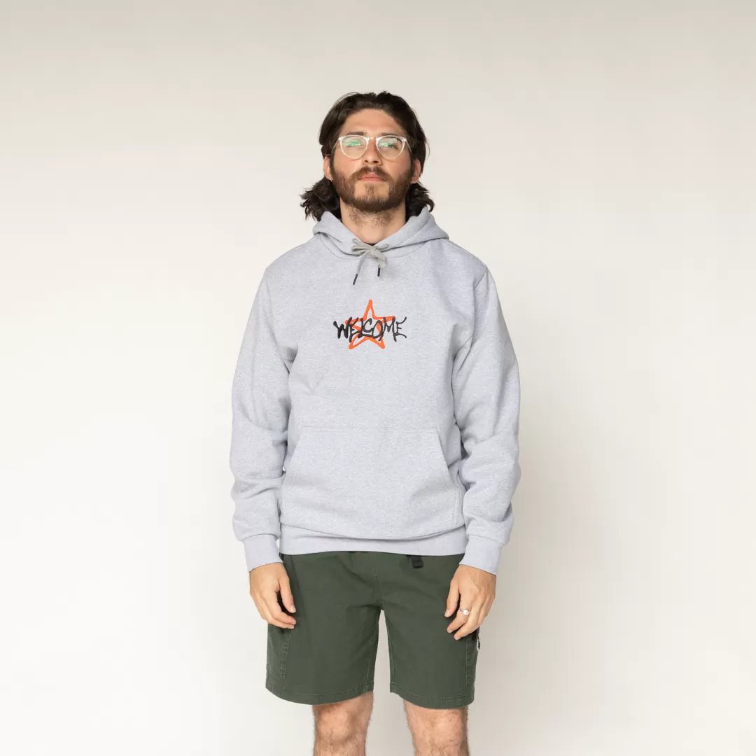 Sirius Embroidered Hoodie - Heather