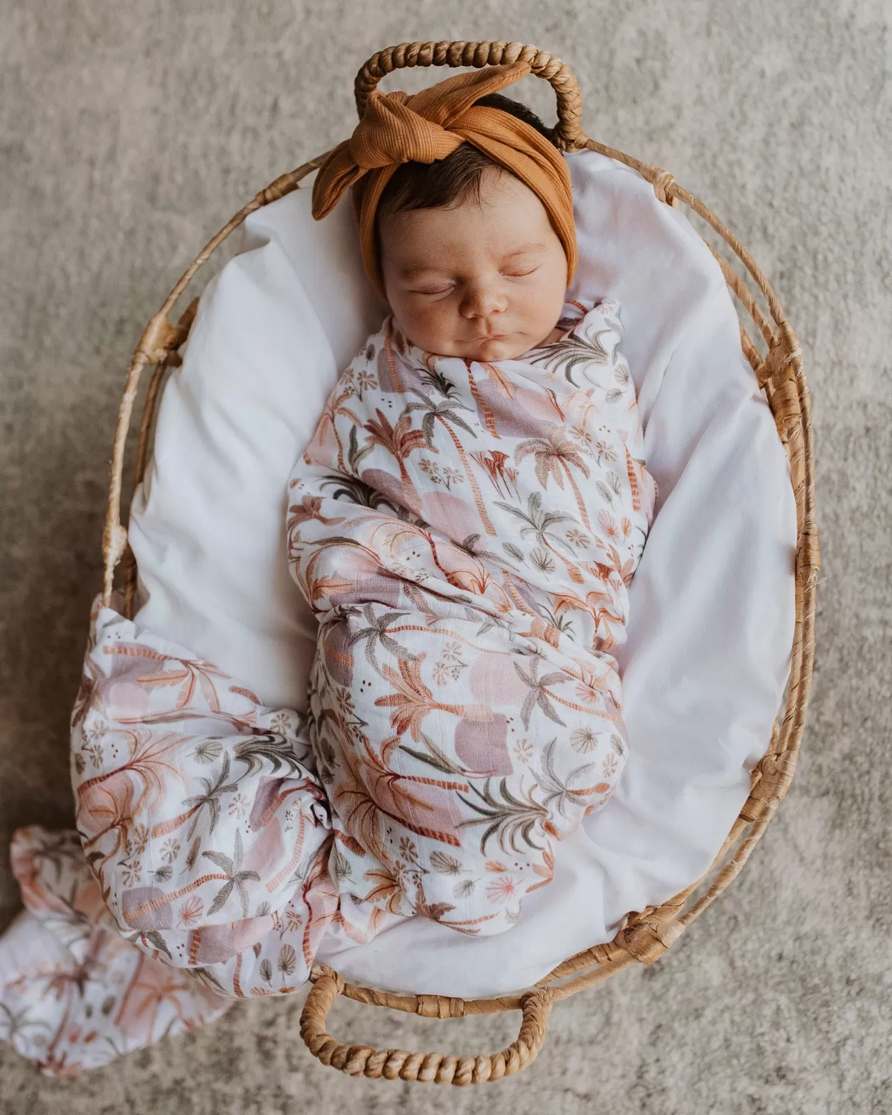 Snuggle Hunny Organic Muslin Wrap - Palm Spring