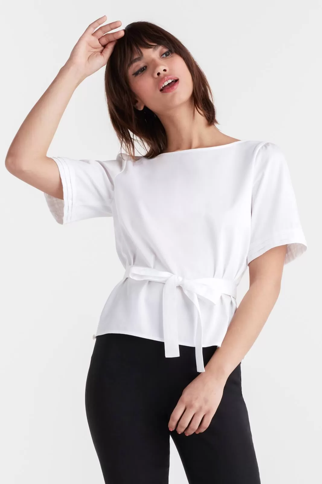 The Convertible Poplin Blouse