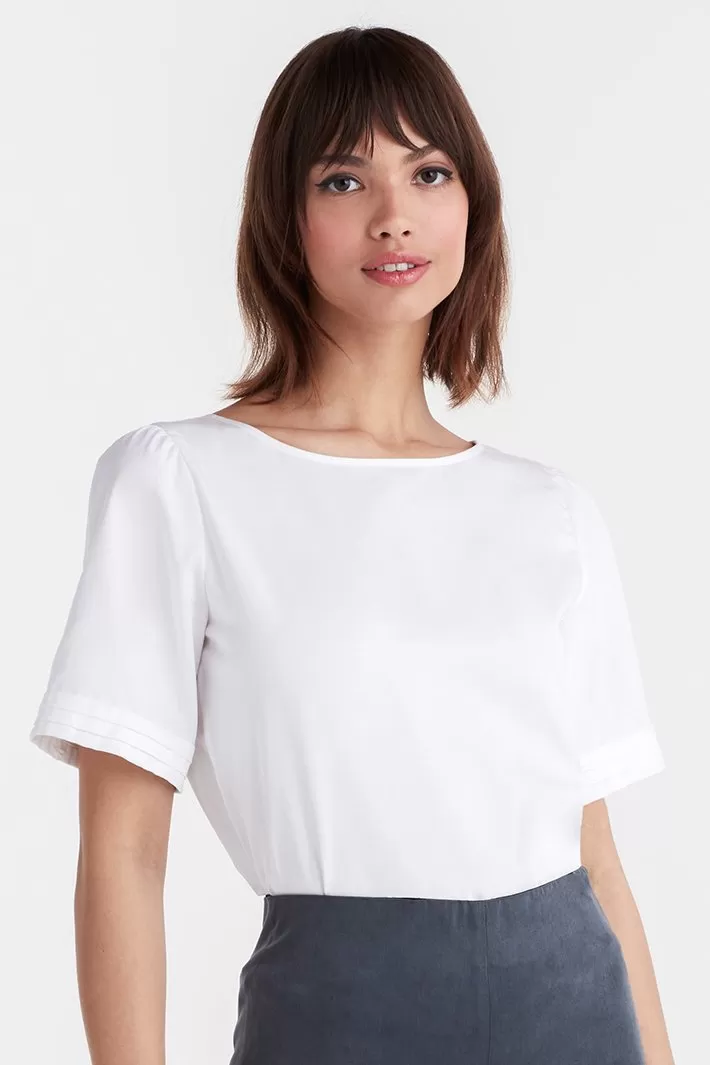 The Convertible Poplin Blouse