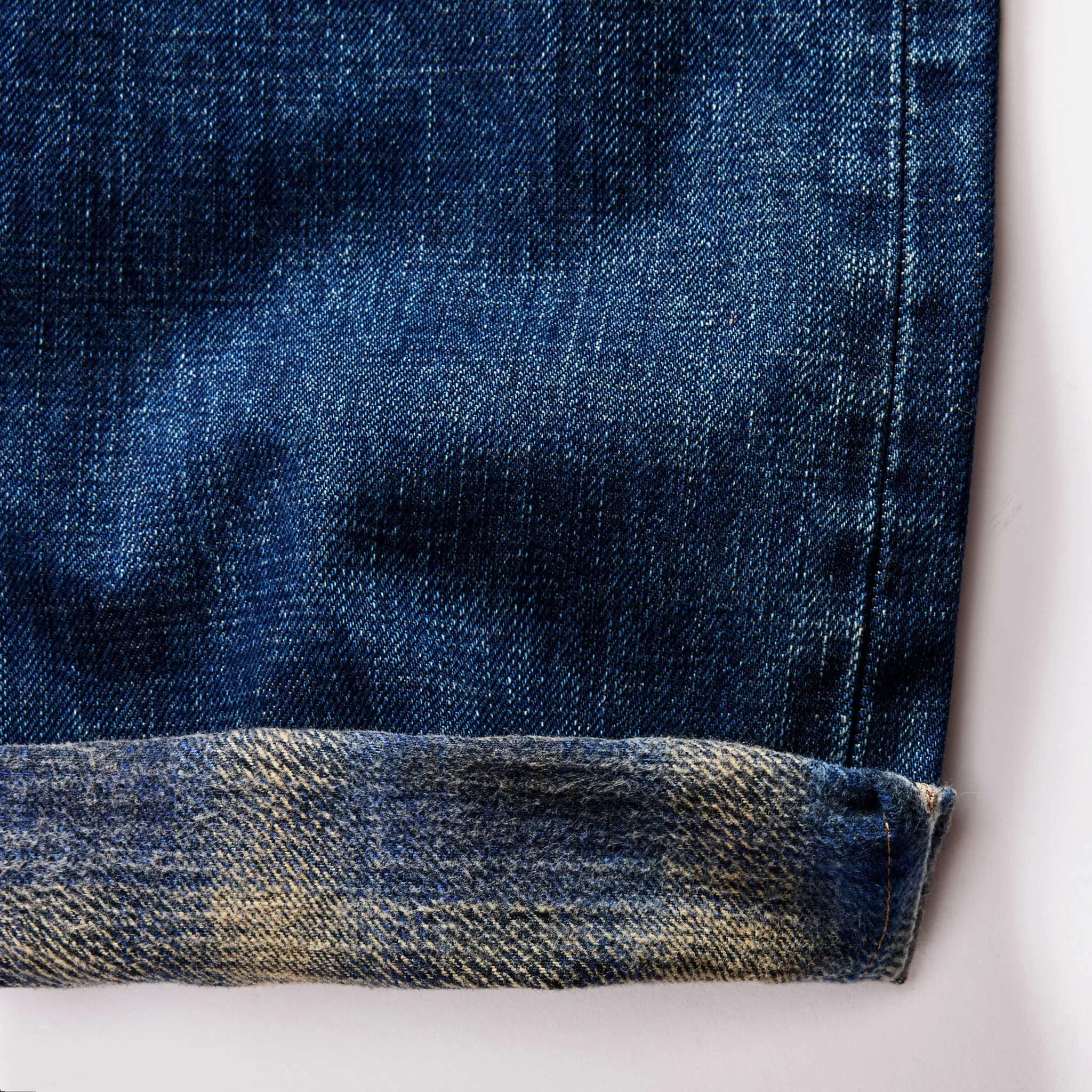 The Democratic Brushed Back Jean in Collins Resin Wash Selvage Denim