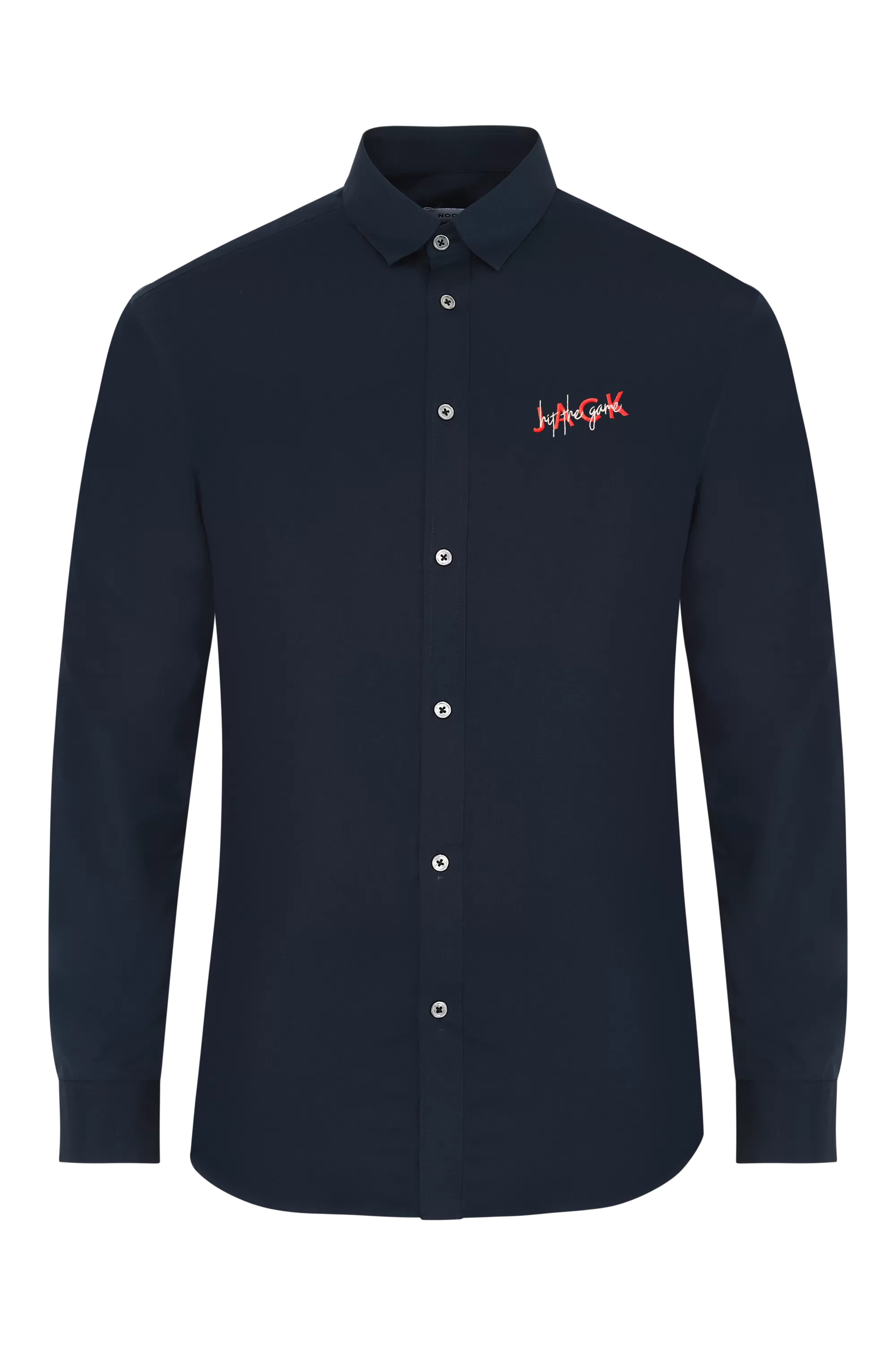 The Jack Little Shirt with Cuff Embroidery