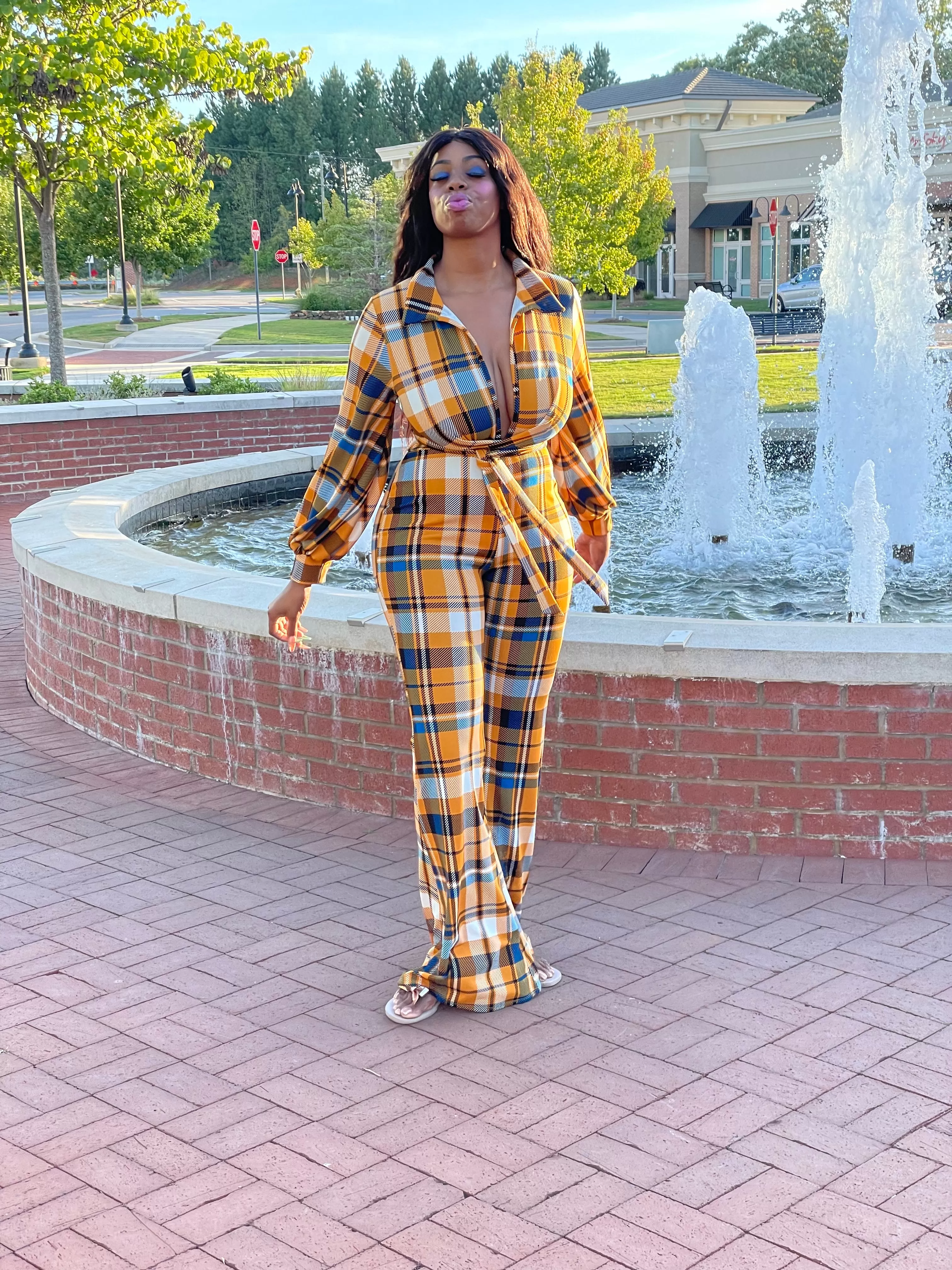 The Plaid Jumpsuit