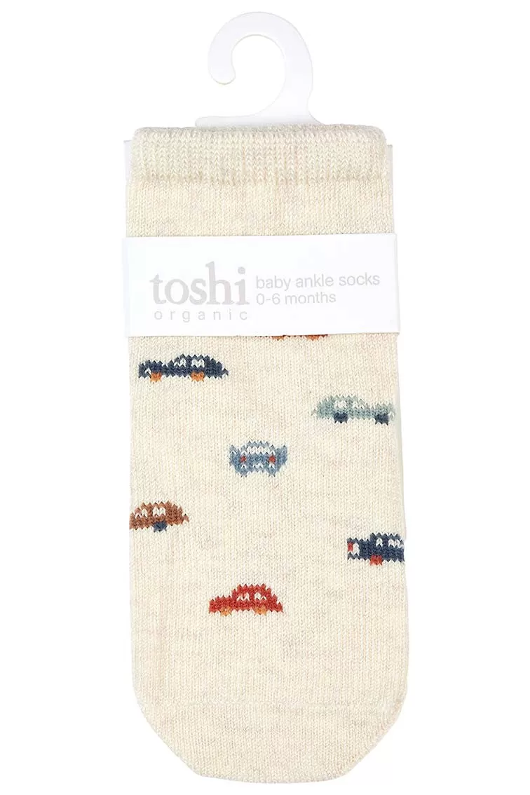 Toshi Organic Baby Socks Jacquard SPEEDIE