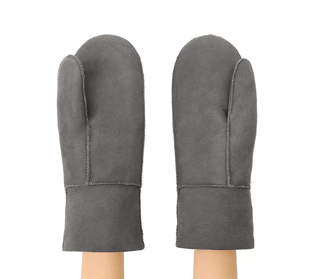 UGG AUSTRALIAN SHEPHERD Fluffy Sheepskin Wool Mittens