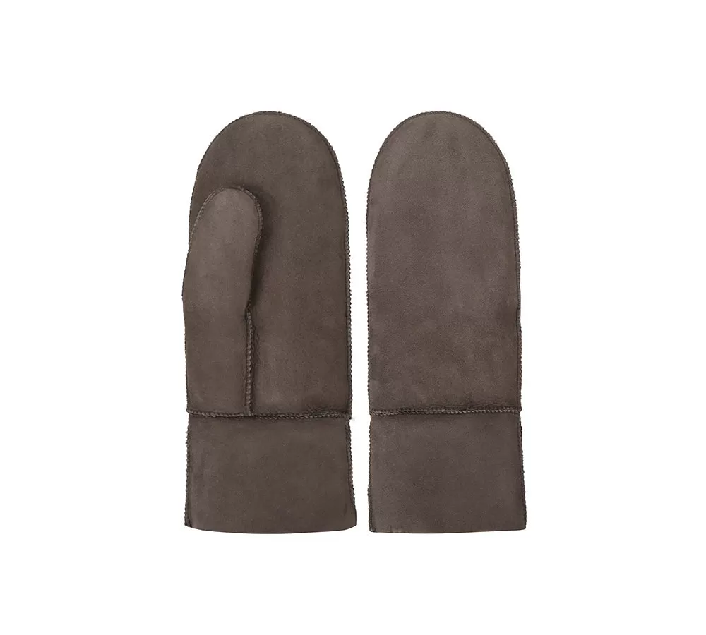 UGG AUSTRALIAN SHEPHERD Fluffy Sheepskin Wool Mittens