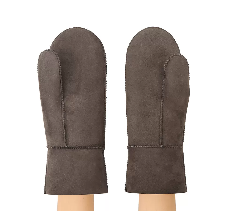 UGG AUSTRALIAN SHEPHERD Fluffy Sheepskin Wool Mittens